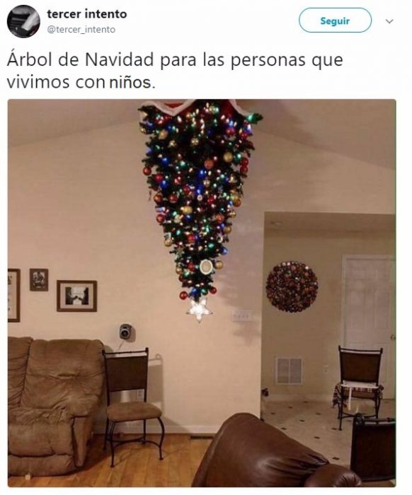 Tuit acerca de la navidad