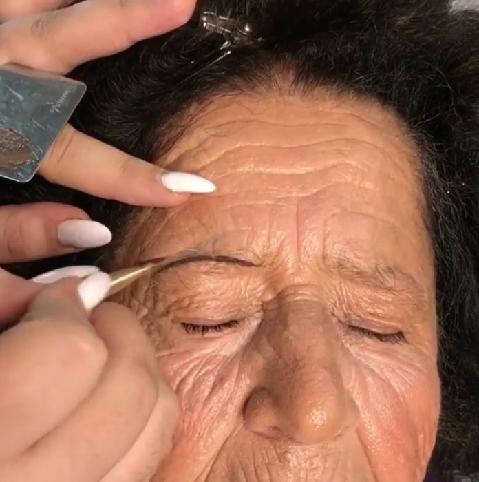 abuela makeover cejas