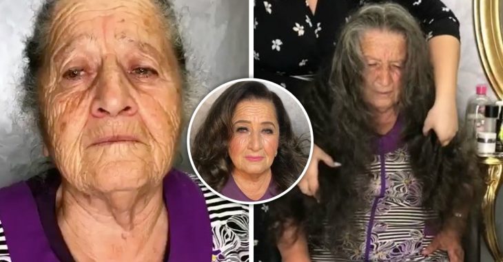 Estilista transforma a su abuela usando solo el poder del maquillaje