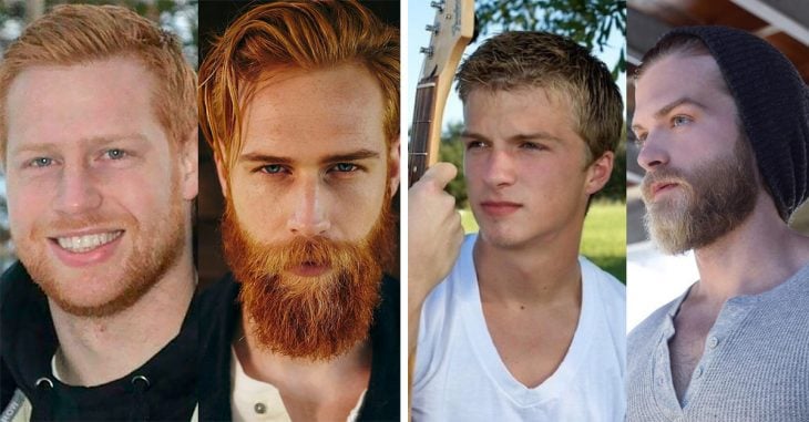 15 Hombres muestran su antes y después de usar barba para apoyar una buena causa