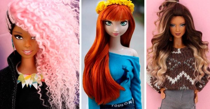 Artista brasileño transforma muñecas con increíbles y envidiables melenas