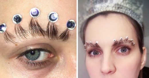 La nueva tendencia de cejas dejó atrás a las plumas y ahora usa una corona