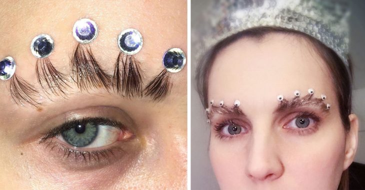 La nueva tendencia de cejas dejó atrás a las plumas y ahora usa una corona