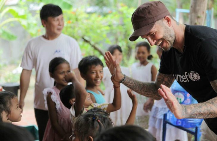 david beckham unicef