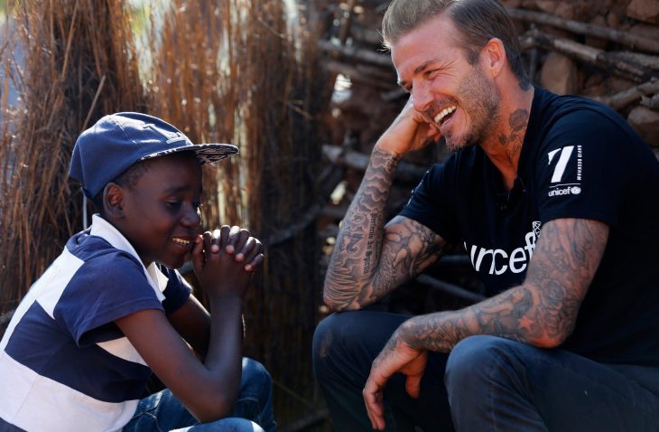 david beckham unicef