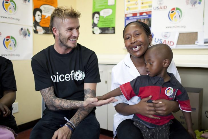 david beckham unicef