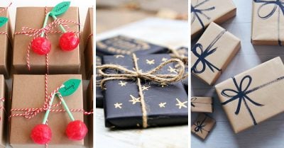 15 Originales y sencillas formas en las que puedes envolver tus regalos esta Navidad