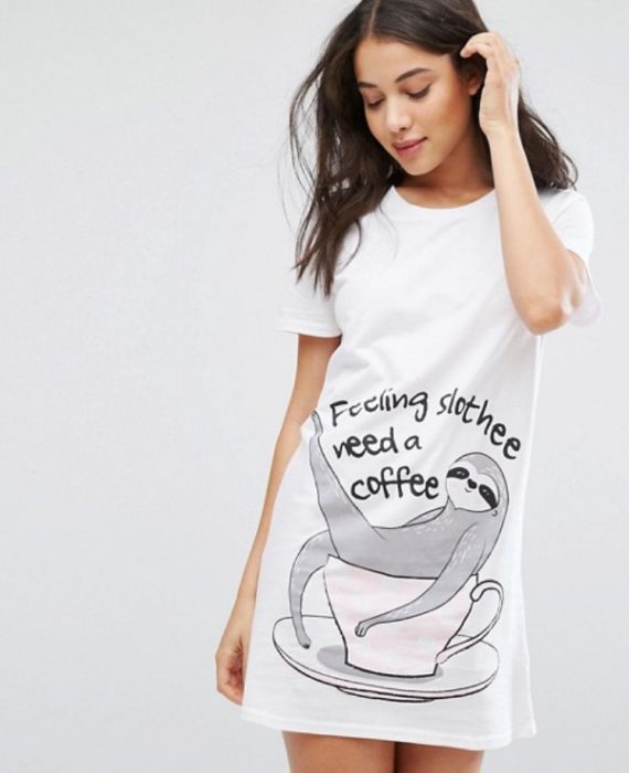 pijama para amantes del cafe