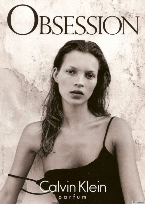 kate moss obsesion campaña calvin klein 1993