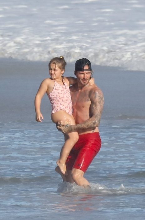 david beckham y harper