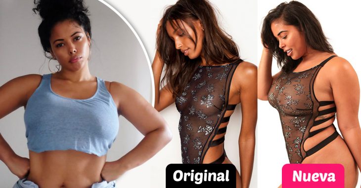 Recreó fotos de Victoria's Secret para demostrar que las chicas con curvas también son hermosas