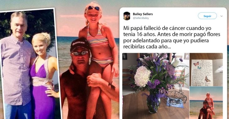 Este hombre murió de cáncer, pero preordenó flores para que su hija las recibiera cada cumpleaños