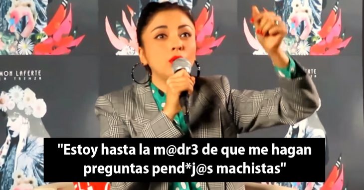 Un reportero le hizo una pregunta machista a Mon Laferte y su respuesta fue brutal