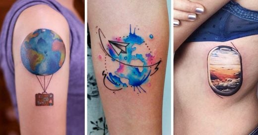 17 Increíbles tatuajes que mostrarán tu amor por las viajes sin usar una sola palabra