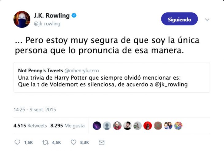 tuit jk rowling voldemort