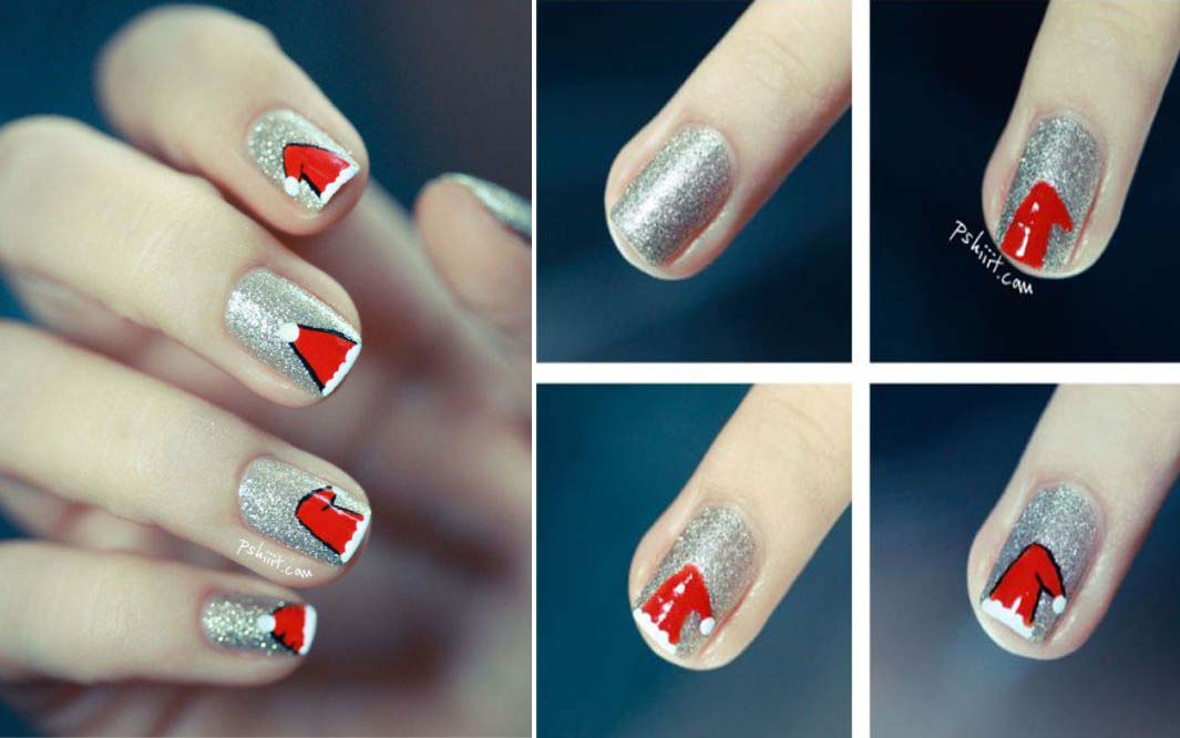 15 Nail art paso a paso para decorar tus uñas esta Navidad