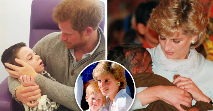 El príncipe Harry demuestra que es digno hijo de la princesa Diana