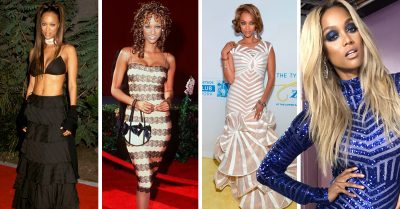 29 Looks con la evolución de estilo en Tyra Banks; el ‘angel’ más querido de los 90