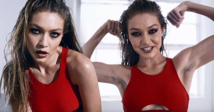 Gigi Hadid protagoniza un vídeo con las axilas sin depilar