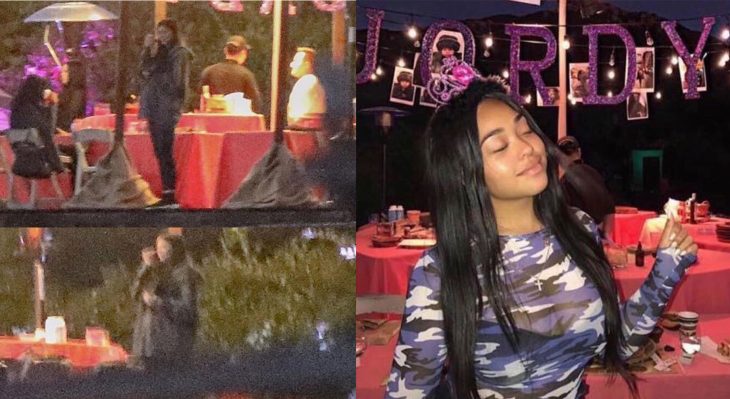 Kylie jenner mostrando su panza de embarazada 