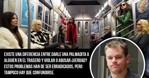 Matt Damon no debería aparecer en Ocean's 8 después de sus declaraciones