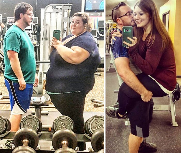 Hicieron promesa de amor y lograron bajar 180 kg juntos; resultados  asombran al mundo [FOTOS] | Aweita La República