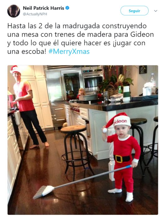 Tweets que resumen la paternidad de los famosos 