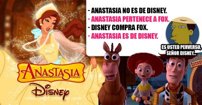 ¡Anastasia YA es princesa Disney! La compañía de Mickey Mouse compra a Fox