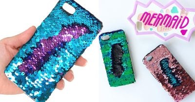 ¡Tu próxima obsesión! Conoce estas fundas para celular con ‘escamas’ que cambian de color