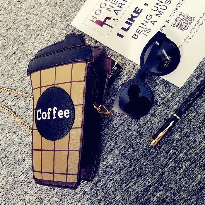 bolso en forma de café