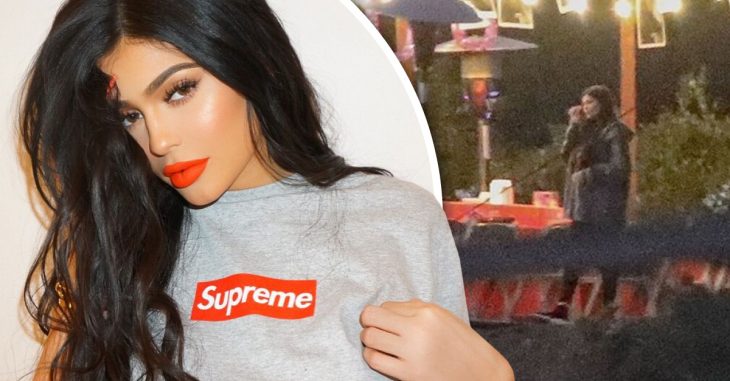 Revelan imágenes de una muy embarazada Kylie Jenner