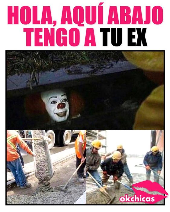 Mejores memes - hola, aquí abajo tengo a tu ex