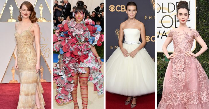 25 Vestidos de celebridades en la alfombra roja que dejó este 2017