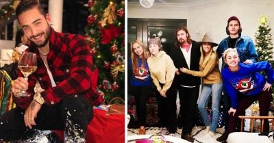 20 Fotografías en Instagram de famosos compartiendo sus festejos navideños