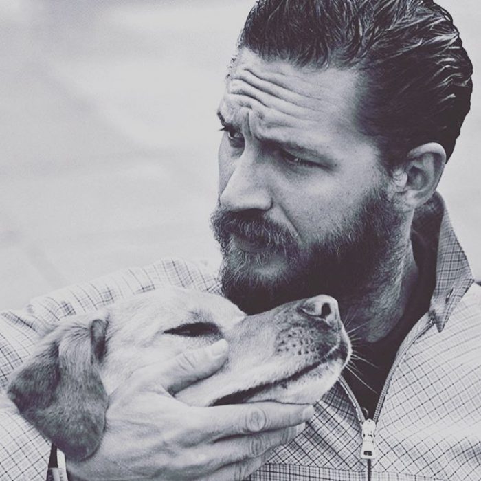 Tom Hardy y su perro