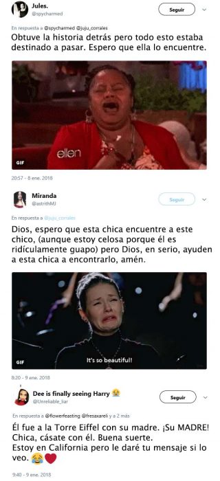 CHICA BUSCA A CHICO POR MEDIO DE TWITTER