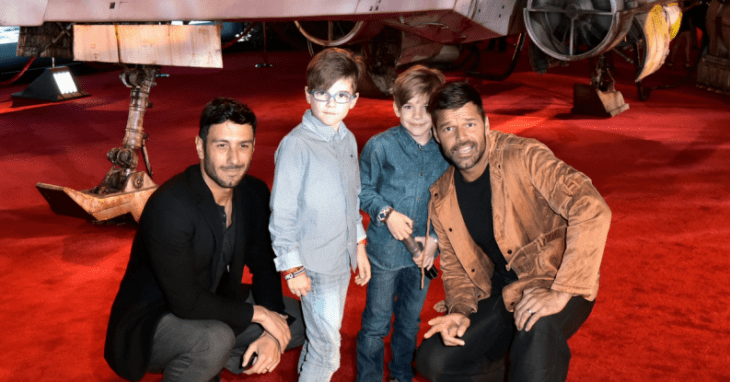 Ricky Martin y su hijo