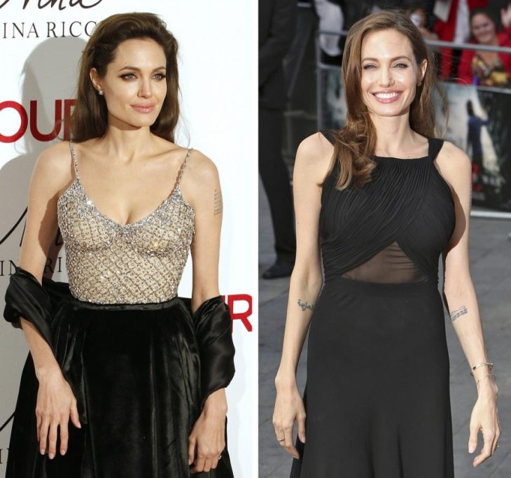 angelina jolie antes y despues masectomia