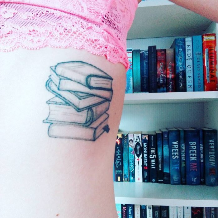 tatuaje para amantes de los libros