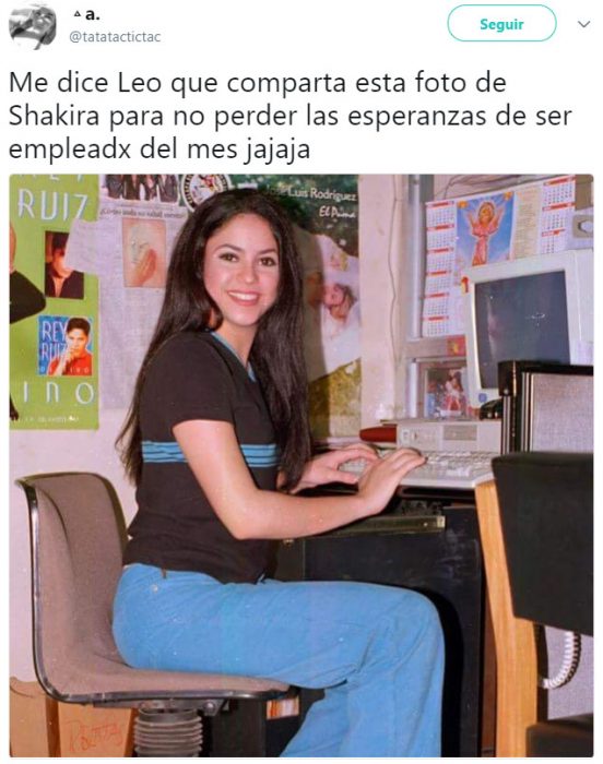 Meme de shakira noventera