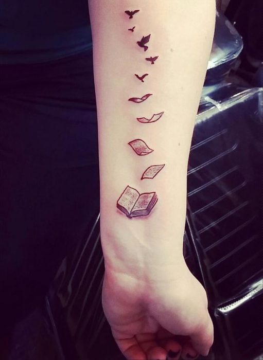 tatuaje para amantes de los libros