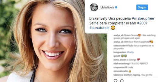 Blake Lively publicó una "selfie sin maquillaje" y las personas están seriamente confundidas