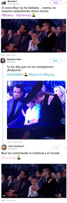 Blue Ivy shut parents