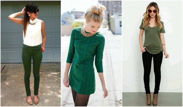 outfits en color verde