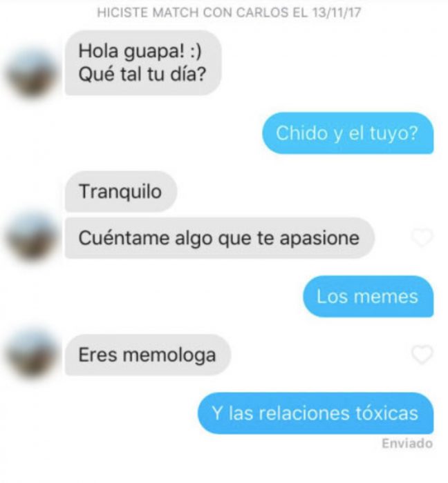 Conversaciones en Tinder que no terminaron nada bien 