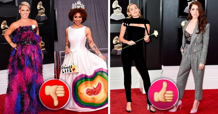 Ellas son las mejor y peor vestidas de los Grammys 2018