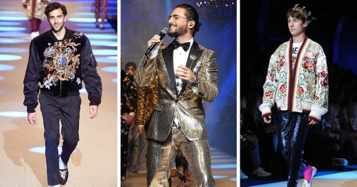 Guapos latinos conquistan la pasarela de Dolce & Gabbana en Milan