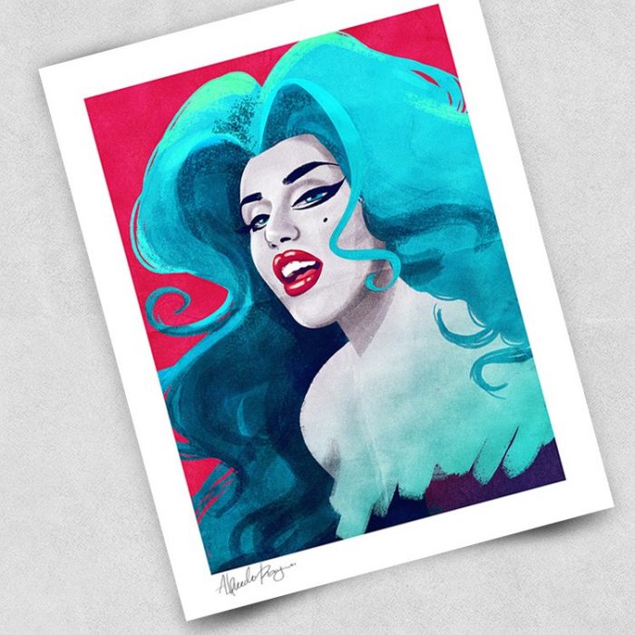 Ilustraciones que ha creado un mexicano para RuPauls Drag Race 