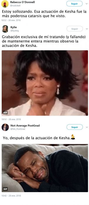Kesha tuits