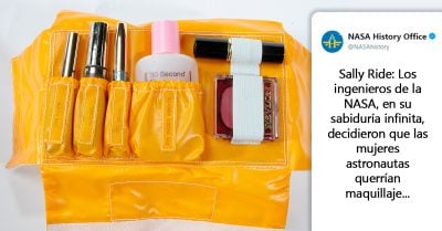La NASA diseñó kit de maquillaje pensando que eso querría una astronauta; la anécdota te hará reír